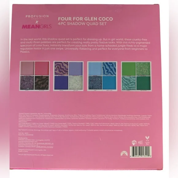 Mean Girls Eyeshadow Pallet set